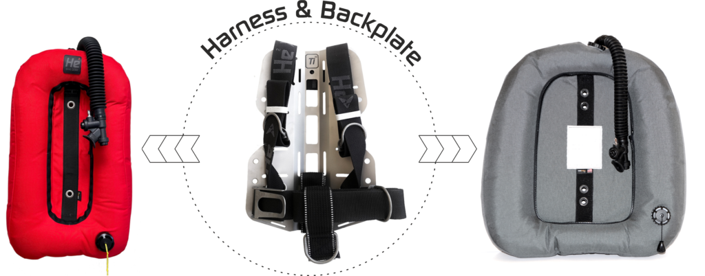 Dive Rite Harnesses for Backplates